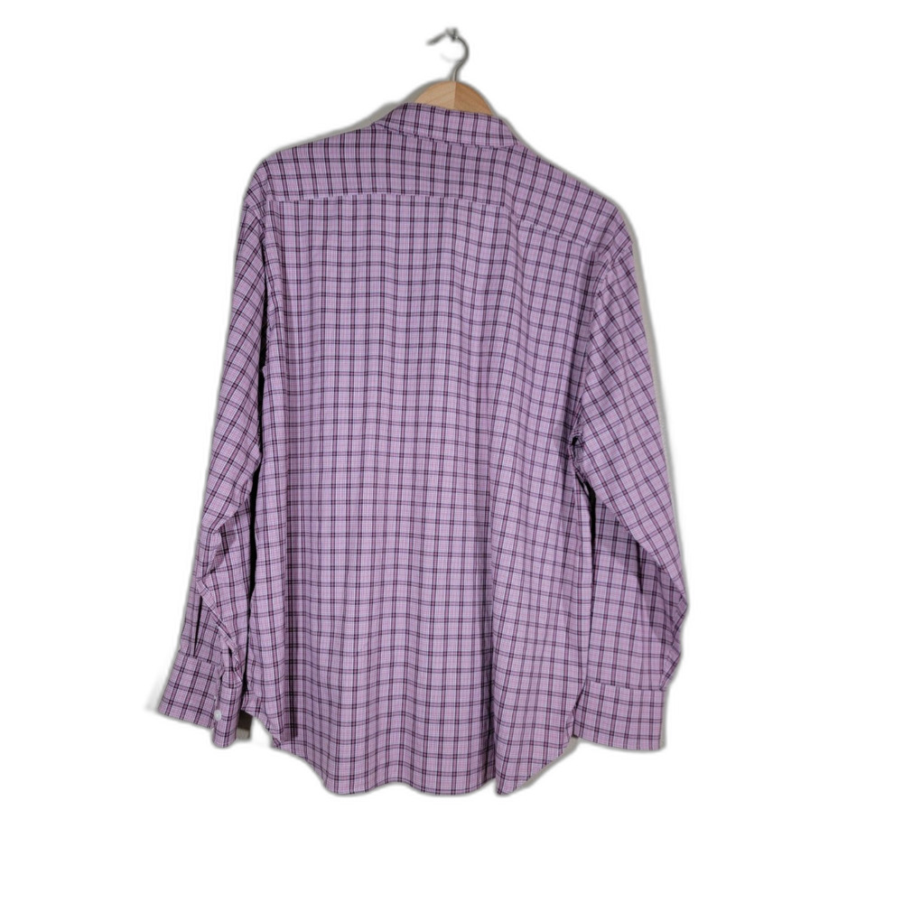 Bonobos Slim Fit Red Plaid Men's Button Long Sleeve Shirt - XXL 2XL - Picture 2 of 8